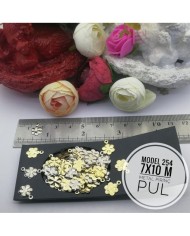 Metal Pirinç Pul - M254  -  7x10 mm  1Kg