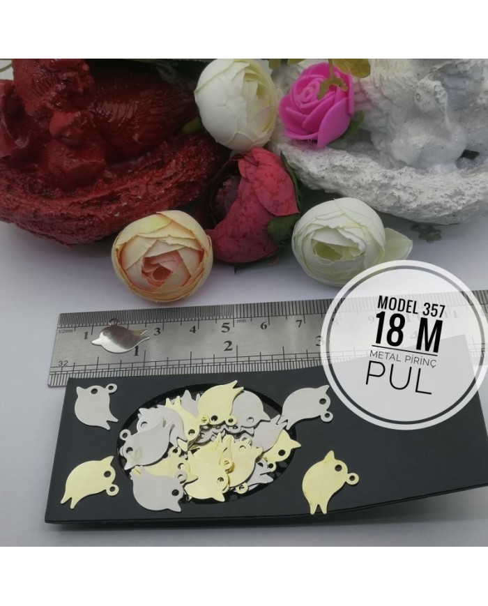 Metal Pirinç Pul - M357 -  18 mm 1Kg