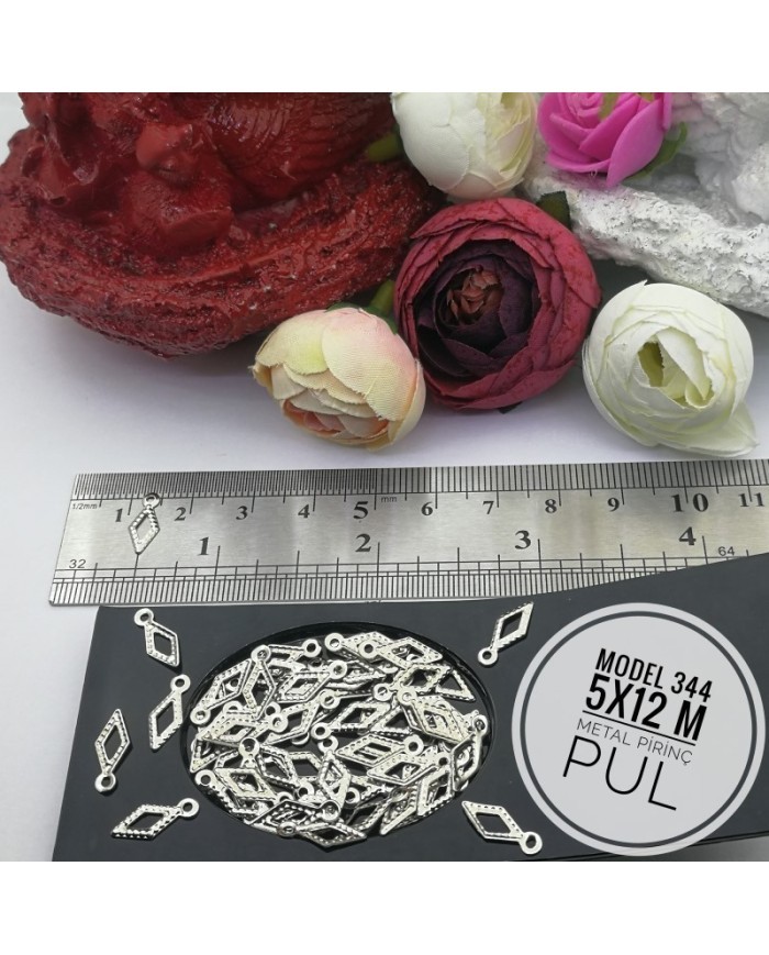 Metal Pirinç Pul  - M344 - 5x12 mm- 1Kg