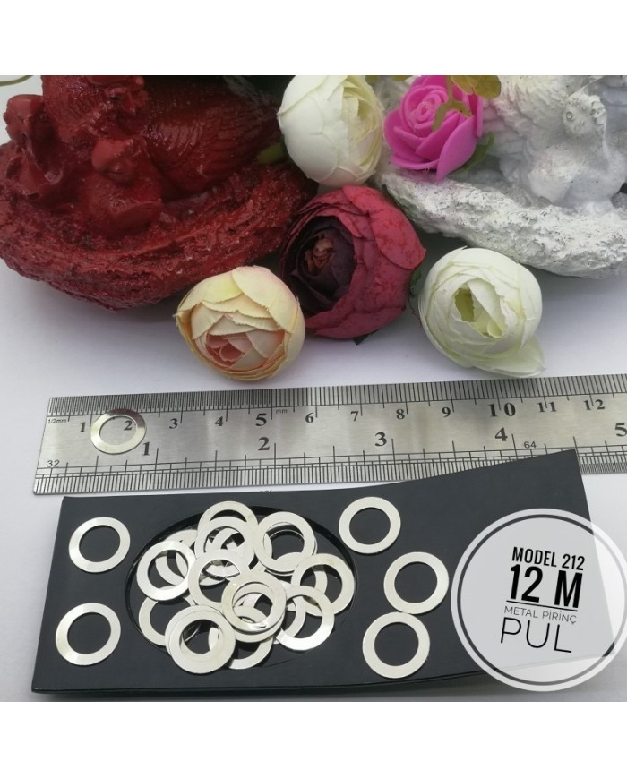 Metal Pirinç Pul - Halka 12 mm 1 Kg
