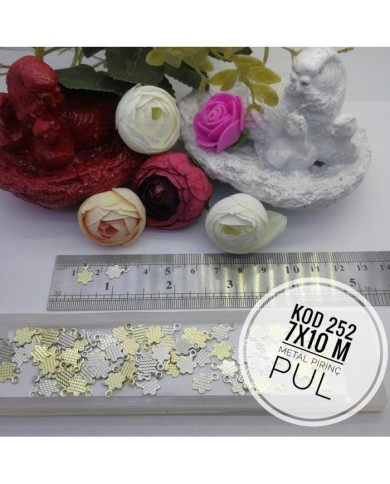 Metal Pirinç Pul - M252  - 7x10 mm  1Kg