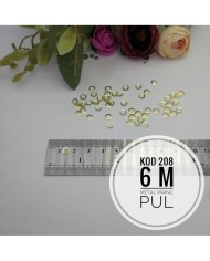 Metal Pirinç Pul - M208 - 6mm  1Kg