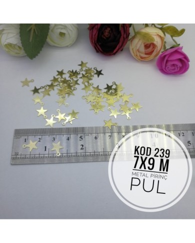 Metal Pirinç Pul - M239  - 7x9mm  1Kg