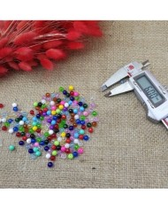 Disko Topu Şeklinde Oya Boncukları - 1 Kg