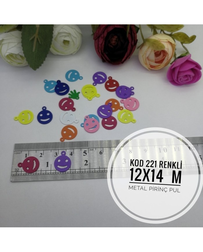 Metal Pirinç Pul - M221  -  12x14mm  1Kg