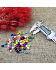 Makrome Boncuğu Dar Delikli 8mm - 1000 Gr