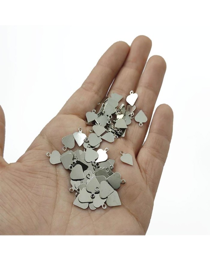 Metal Pirinç Pul  - M308 - Miks renkler 8x10mm  1Kg