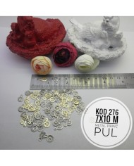 Metal Pirinç Pul - M276 -7x10mm-1Kg