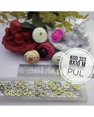 Metal Pirinç Pul - M323 - 8x10mm  1Kg