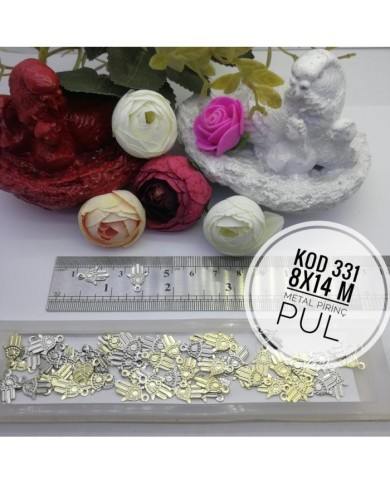 Metal Pirinç Pul - M331 - 8x14mm - 1Kg