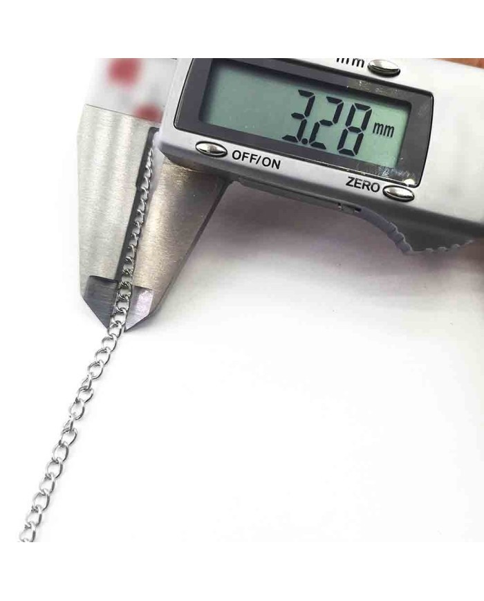 Kolye Zinciri Gümüş Kaplama 10 mt