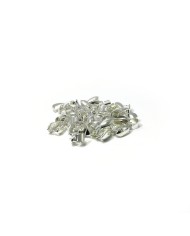 Reçine Epoksi Takı Kıskacı - Gümüş - 6.5 mm - 100 Adet