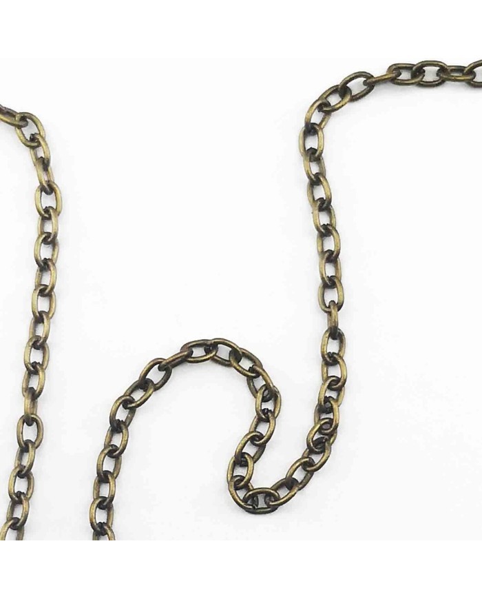 Kolye Zinciri Antik Sarı Kaplama 2.29mm - 10mt