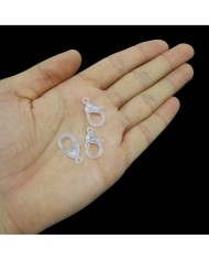 Papağan Klips - Buz Beyazı - 5 Adet