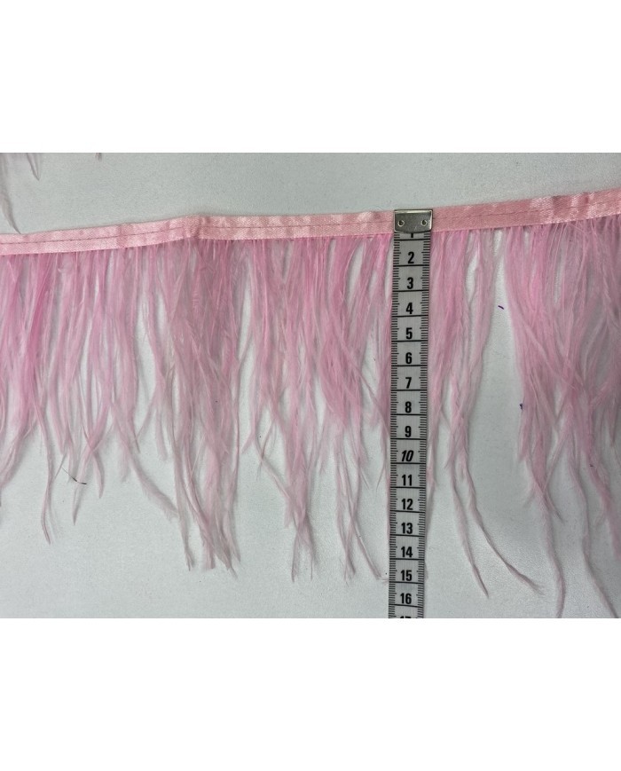 Deve Kuşu Tüyü Pembe 10 Metre
