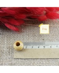 Ahşap Boncuk -  1 kg -No:3 - Kahverengi