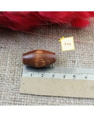 4no - Ahşap Boncuk - 1 Kg - Kahverengi