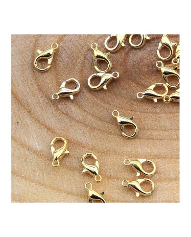 100 Adet Gold Papağan Takı Klipsi 502