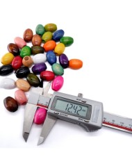 Ahşap Boncuk 1 Kilogram Beyaz