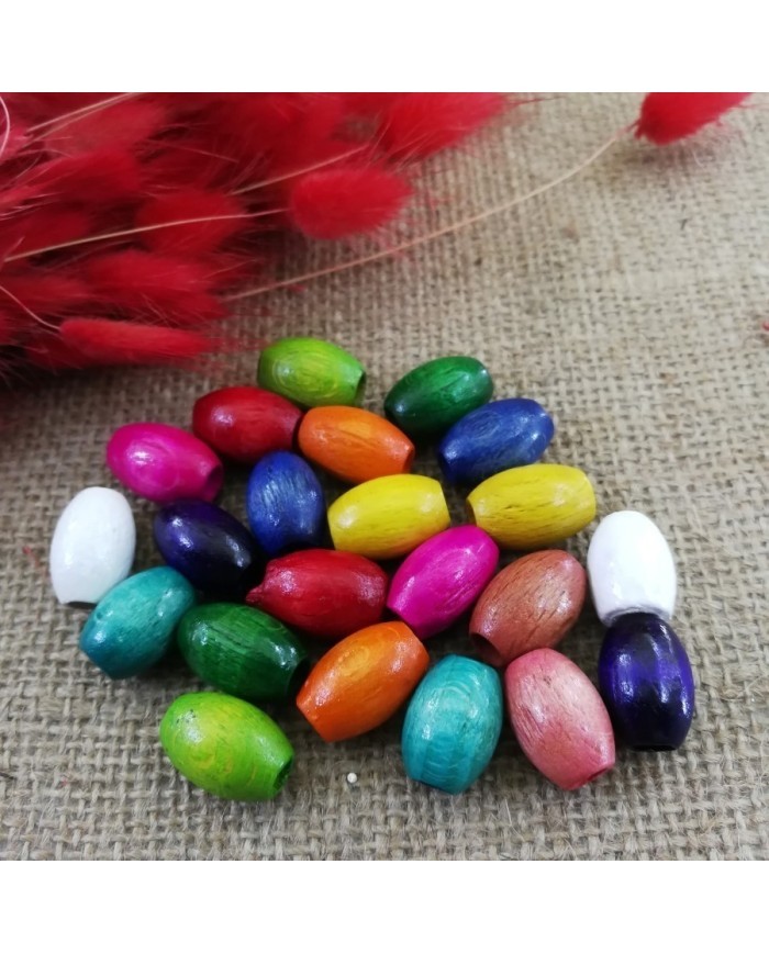 Ahşap Boncuk 1 Kilogram Fıstık Yeşili