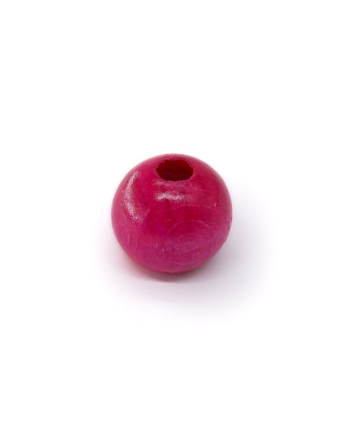 Ahşap Boncuk - 1 Kg Pembe