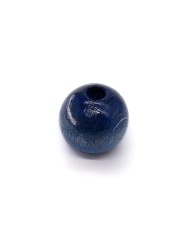 Ahşap Boncuk - 1 Kg Lacivert