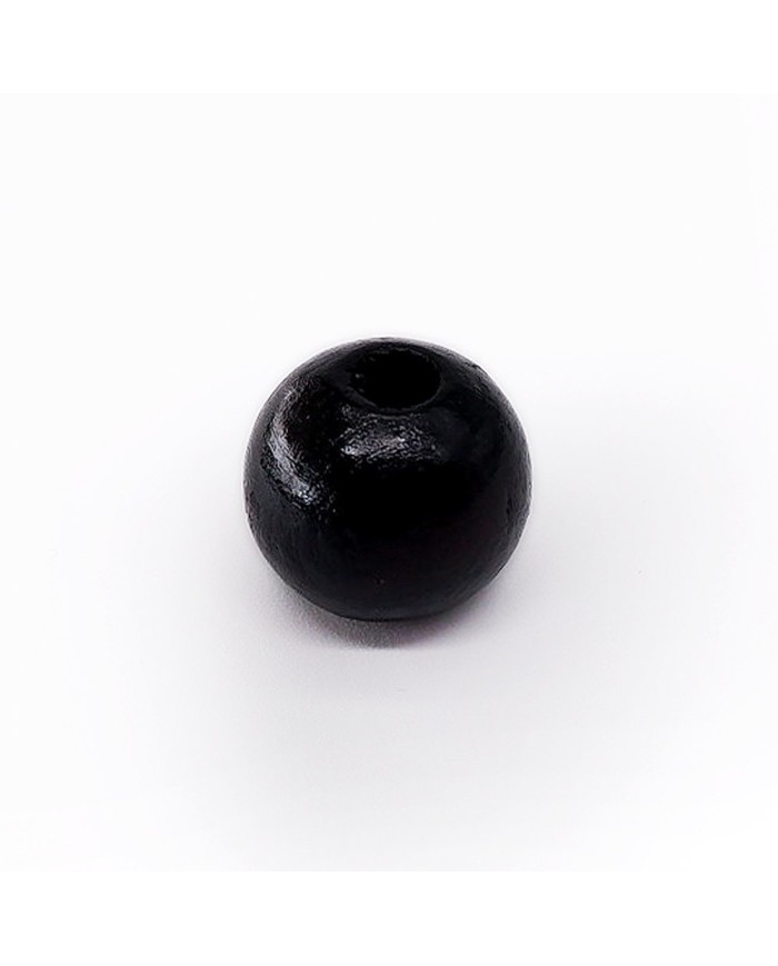 Ahşap Boncuk - 1 Kg Siyah