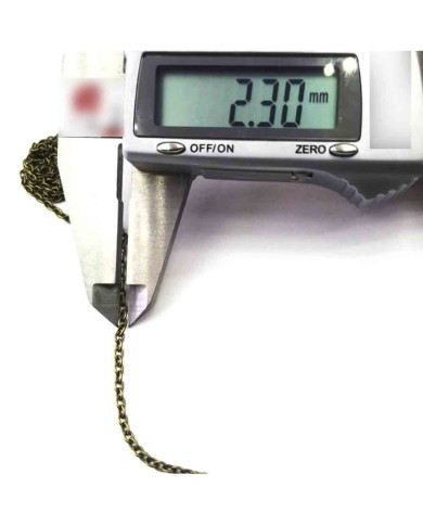 Kolye Zinciri Bakır Kaplama 2.30mm - 5 mt