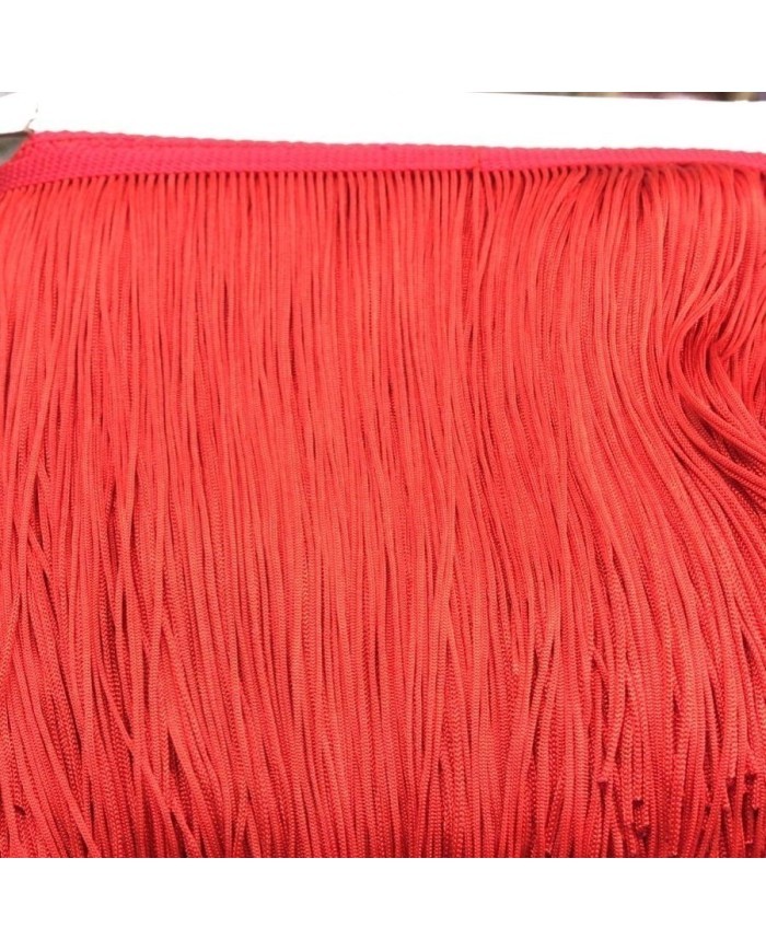 5 Metre - İp Saçak 20 cm - Nar Çiçeği