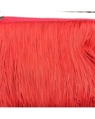 5 Metre - İp Saçak 20 cm - Nar Çiçeği