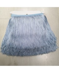 5 Metre - İp Saçak 20 cm - Mavi
