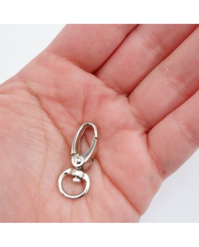 Papağan Yandan Yaylı Nikel Gümüş Metal 10 ADET