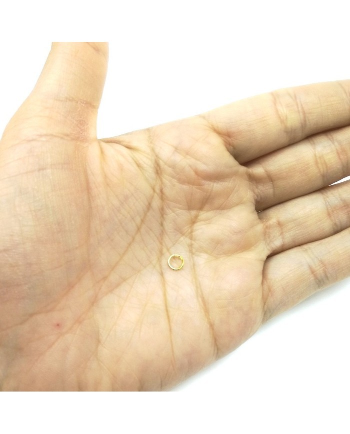 Kolye küpe Halkası Nikel - 250 Adet - Rose