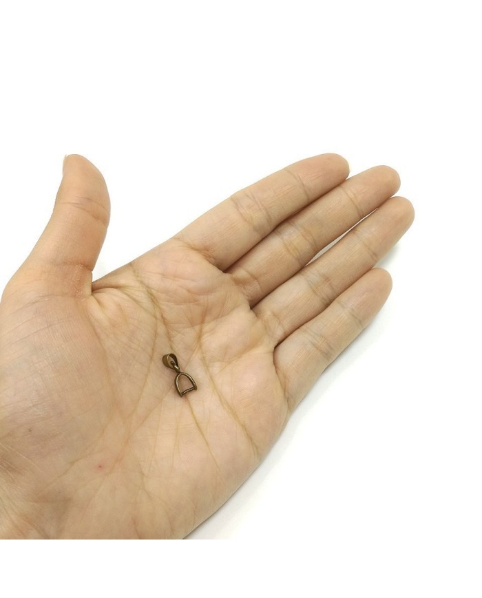 Reçine Epoksi Takı Kıskacı - Antik Yeşil - 100 Adet