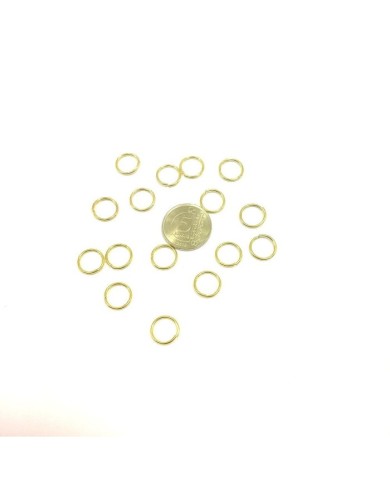 Kolye küpe halkası Gold - Toptan 250 Adet