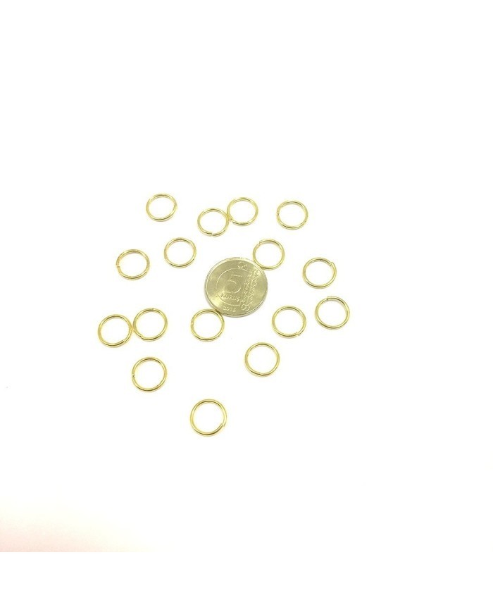 Kolye küpe halkası Gold - Toptan 250 Adet