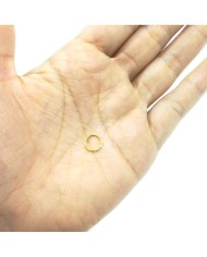 Kolye küpe halkası Gold - Toptan 250 Adet