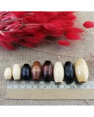 5no - Ahşap Boncuk - 1 Kg - Bej