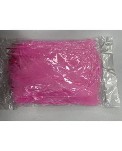50 Adet - Tek Kaz Tüyü Pembe