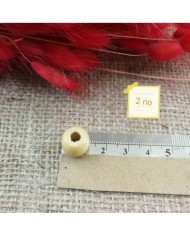 Ahşap Boncuk -  1 kg -No:2 - Siyah