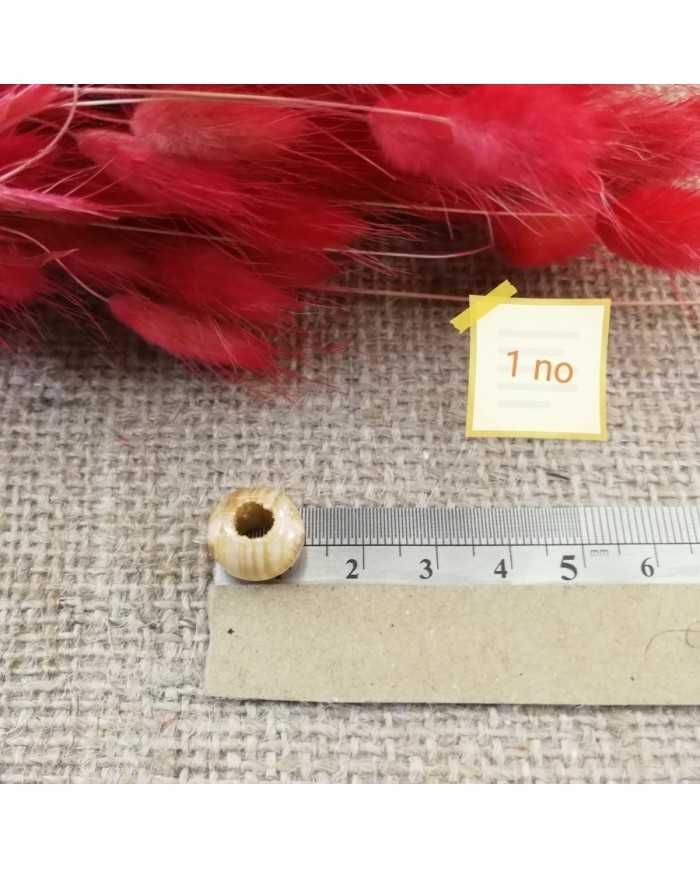 Ahşap Boncuk -  1 Kg -No:1 - Taba