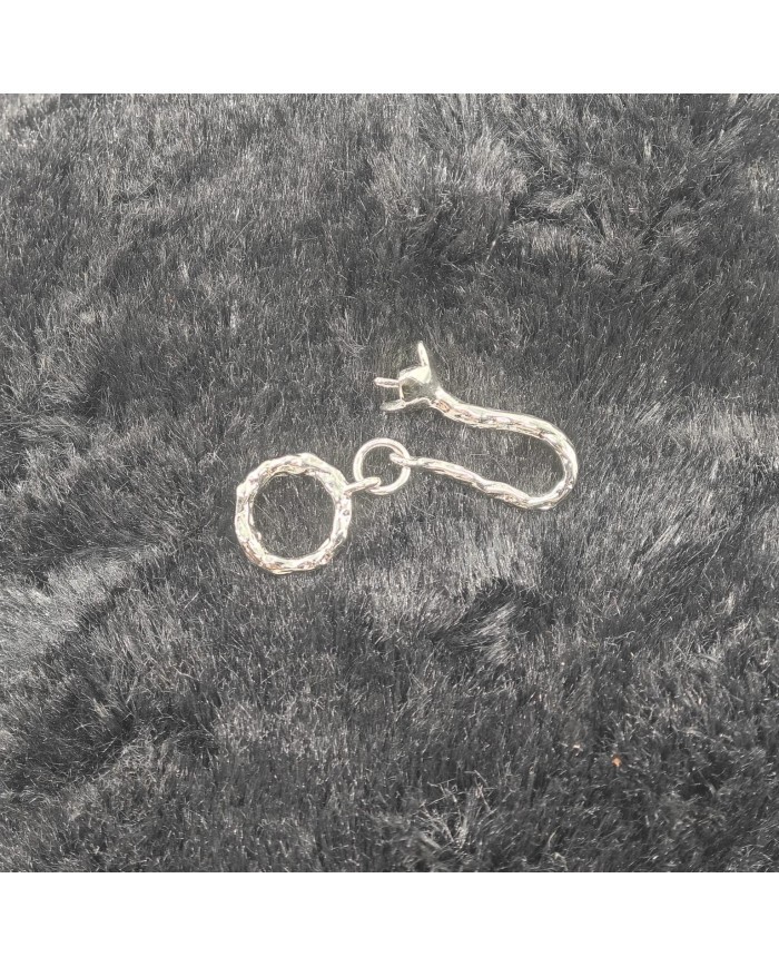 Takı Kapama Kancalı Lotus Model - Gümüş