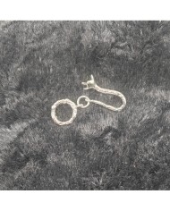 Takı Kapama Kancalı Lotus Model - Gümüş