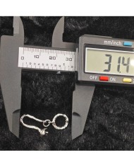 Takı Kapama Kancalı Lotus Model - Gümüş