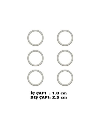 Başlama Halkası  Plastik  1.8x2.5 cm No 2 -1000 adet