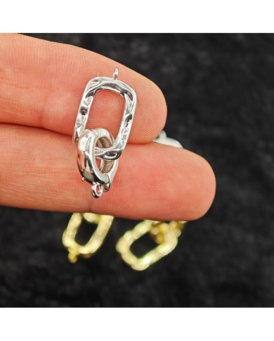 Klips Geçmeli Kapama - Gümüş