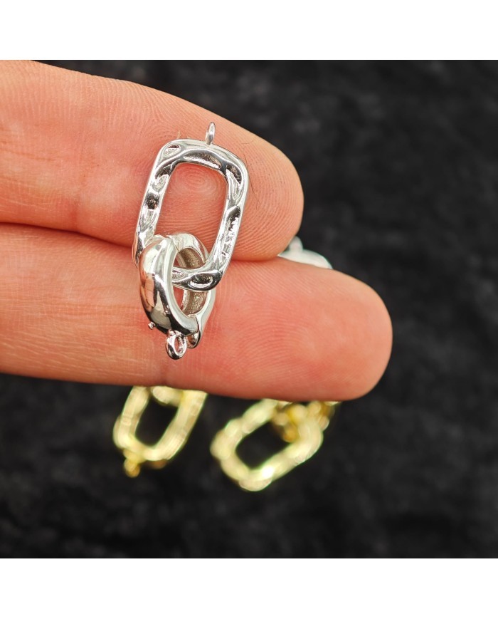 Klips Geçmeli Kapama - Gümüş