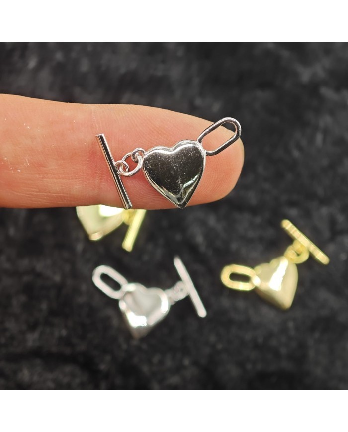 Kalp Model T Kapama - Gümüş