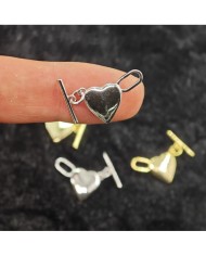 Kalp Model T Kapama - Gümüş