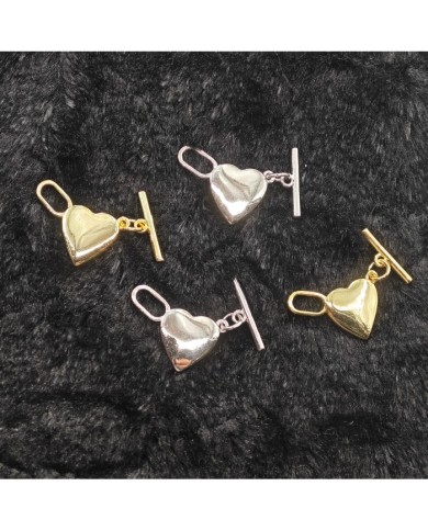 Kalp Model T Kapama - Gümüş